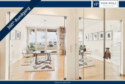 Elegante, barrierefreie Penthouse - Wohnung mit 2 Balkonen in gepflegter Wohnlage