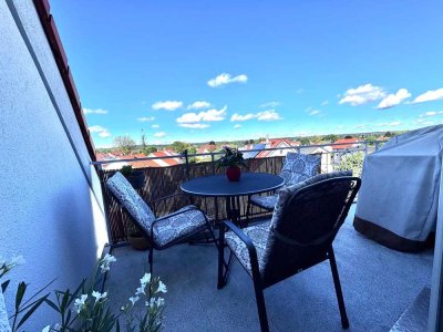 Traumhafte 6-Raum-DG-Wohnung mit luxuriöser Innenausstattung und Weitblick in Bobingen