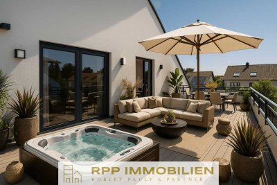 Für Sonnenanbeter: 2-Zimmer-Neubauwohnung mit großer Dachterrasse - Fertigstellung erfolgt