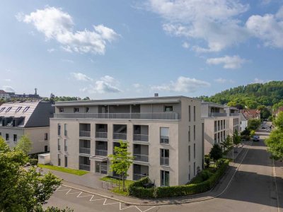 Moderne 3,5-Zimmer Wohnung 'Betreutes Wohnen' in zentraler, ruhiger Wohnlage *Süd-West Loggia *TG-SP