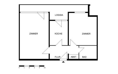 Demnächst frei! 2-Zimmer-Wohnung in Mönchengladbach Zentrum