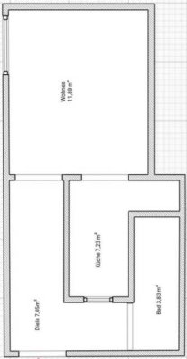 Erstbezug nach Sanierung: Möblierte 1-Zimmer-Wohnung in Top-Lage von Mönsheim