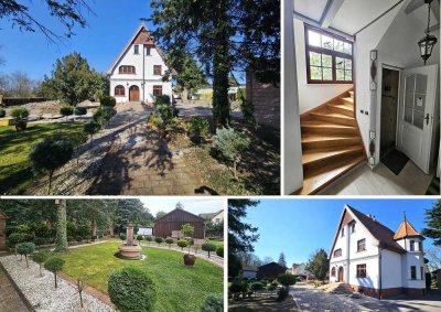 2025 saniertes, freist. EFH mit 3 Kamin-Anschl., gr. Garage, Carport, Brunnen, gr. Garten/GS