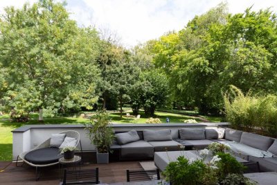 Eigenes Haus im Haus -Blick ins Grüne- Gartenzugang und große Terrasse| Einbauküche | Kamin