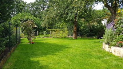 Wohnen im Grünen - rings herum nur Gärten - familienfreundlich
