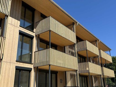 Moderne 2-Zimmer-Wohnung mit Balkon in nachhaltiger Bauweise in Dorfen
