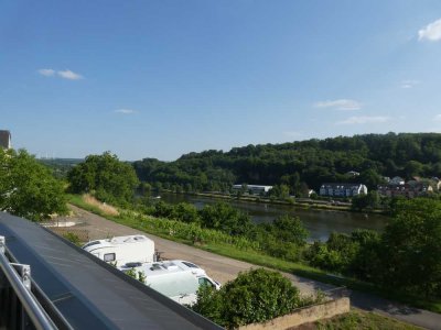 Unverbaubarer Moselblick - Moderne altengerechte Wohnung im Energiesparhaus Palzem