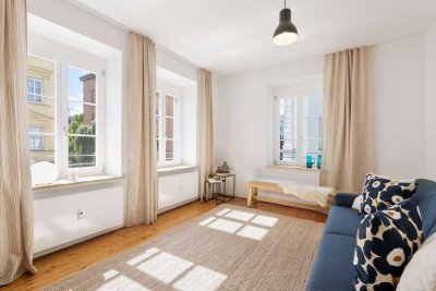 Angesagte City-Lage: Einladend-charmantes 1,5-Zimmer-Stadtdomizil in saniertem Altbau