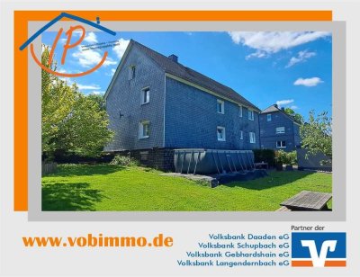 Von IPC! Gepflegtes Einfamilienhaus mit schönem Garten im Ortskern von Weitefeld!