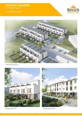 Energieeffizientes Reihenendhaus mit großer Dachterrasse und  KfW 40 QNG Zertifizierung