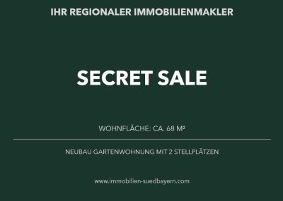 SECRET SALE: SONNIGE GARTENWOHNUNG