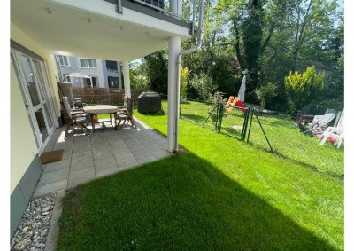 Traumwohnung in Karlsfeld Rothschwaige - Terrasse und Garten