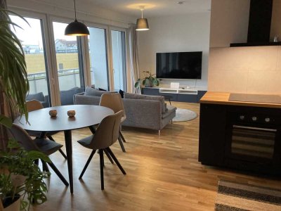 Vollständig möblierte 2 Zi-Wohnung, BJ 2020, 13 Min bis FFM Hbf