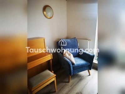 Tauschwohnung: Maisonette mit Dachterrasse und Balkon