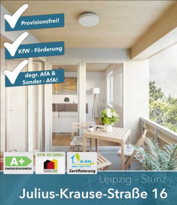 Provisionsfreier und förderfähiger NEUBAU * 3 Zimmer * KFW 40 und QNG