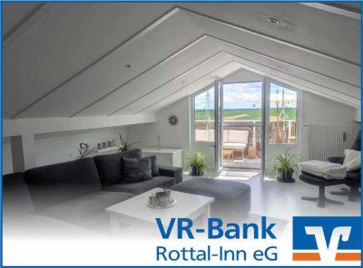 Traumhafte 3-Zimmer Dachgeschosswohnung mit Weitblick in Eggenfelden, Kirchberg