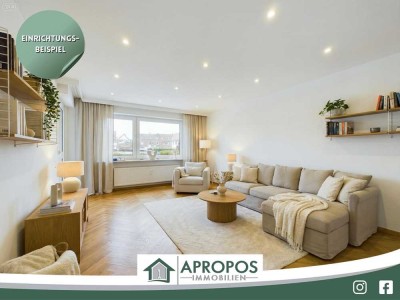 Toll geschnittene 3-Zimmer-Wohnung mit riesigem Balkon in ruhiger Lage