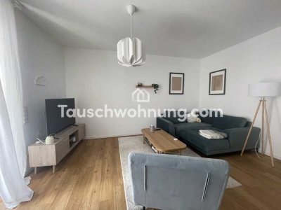 Tauschwohnung: Neue 3-Zimmer Wohnung mit 2 Badezimmern und Balkon