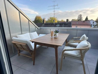 Exklusive 3-Zimmer Dachterassenwohnung, luxuriöse Innenausstattung und EBK in Haar