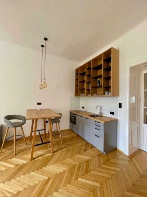 Ansprechende und gepflegte 1,5-Raum-Wohnung mit Einbauküche in Plau am See