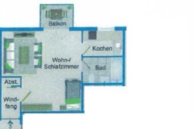 Helle 2,5-Zimmer-Wohnung Hochparterre in Ingolstadt Nordost