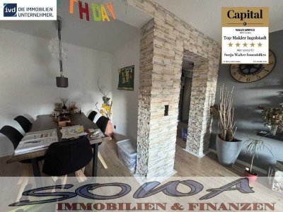 Stadtwohnung! Schöne, ruhige 3 Zimmer Wohnung mit Balkon und Garage in Neuburg - Ein Objekt von I...