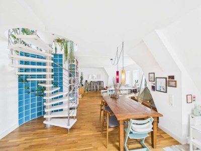 Highlight. Exklusive Maisonette Wohnung mit viel Platz & Panoramaambiente in Top-Lage von Stuttgart.