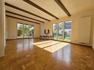 Sanierte Maisonette-Wohnung mit 4,5 Zimmer und Garten in Regensburg-Schwabelweis. Frei.