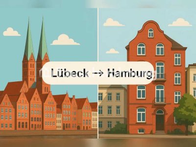 Tauschwohnung: Lübecker gegen Hamburger Altbau