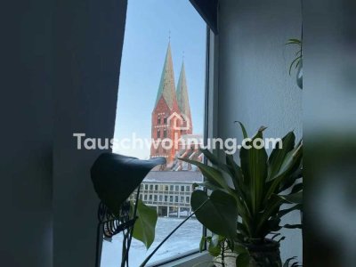 Tauschwohnung: Biete schöne Wohnung in bester Lage suche 3 Zimmer in Lübeck