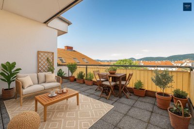 Altbauwohnung mit großer Dachterrasse – 5 Zimmer mitten in Graz!