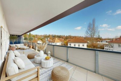 Weitblick, Wohngefühl, Wohlfühlplatz: 3-Zimmer-Penthouse-Wohnung in Bestlage von Mariatrost