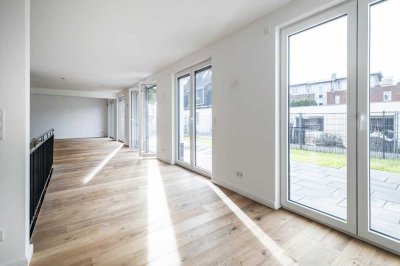 Elegante Erdgeschoss-Maisonette-Wohnung mit Gartenanteilen in Sasel - bezugsfertig