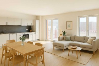 1 MONAT MIETFREI* Hannover Kronsrode Neubau: EBK, Terrasse/Garten, Fußbodenhzg, Jalousien, Lift, TG