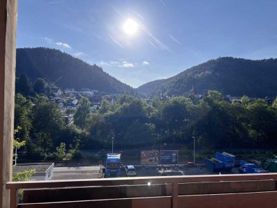 Frisch renoviert: 1-Zimmer-Wohnung mit Balkon ins Grüne - Bad Liebenzell
