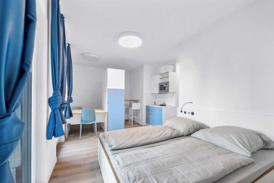 Mietrabatt - Möbliertes Studio mit Terrasse für Paare