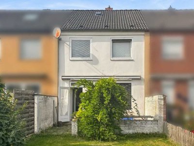 ERBBAURECHT: Gemütliches Reihenmittelhaus mit Vollkeller in beliebter Lage in Lübeck St- Lorenz Nord