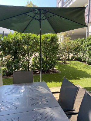 RESERVIERT - Ansprechende 2-Zimmer-EG-Wohnung mit gehobener Innenausstattung, EBK und Terrasse