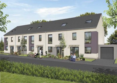 Reihenmittelhaus mit Garten + Garage in Neuss-Allerheiligen, Im Stüttgesfeld