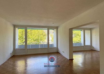 KREFELD-CITY: MODERNE 3-ZIMMERWOHNUNG MIT 2 BALKONEN & KÜCHE + NEUEM BADEZIMMER & GÄSTE-WC