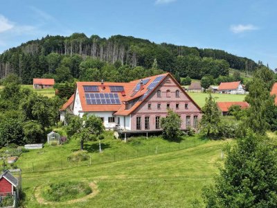 Ein (energetischer) Neubau von 1876 am Südhang des Wiehengebirges...