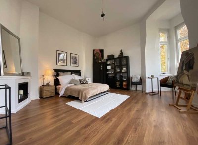 Charmante Einzimmerwohnung mit Erker und Wohnküche