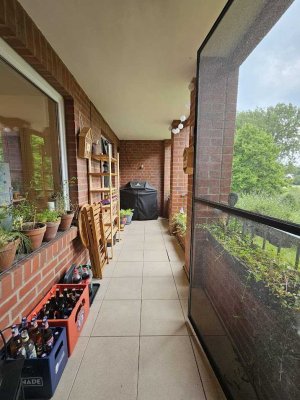 Attraktive 4 Zimmer Wohnung mit Süd-Loggia in ruhiger Ortskernlage von Lotte-Wersen!