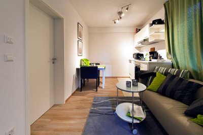 Hochwertige 2 Zimmerwohnung mit Außenterrasse und Weitblick ins Grüne