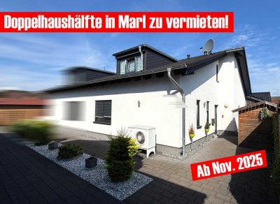 Attraktive Doppelhaushälfte in Marl ab November 2025 zu vermieten