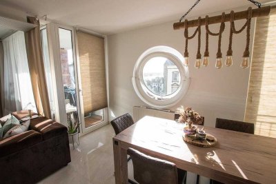 Nachmieter gesucht für dieses tolle Penthouse in Düsseldorf Benrath. Gehobene Ausstattung.