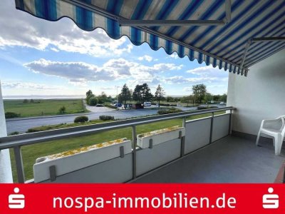 Spektakulärer Nordseeblick: 1-Zimmer Wohnung im 01. OG mit TG-Stellplatz im Haus der Westküste