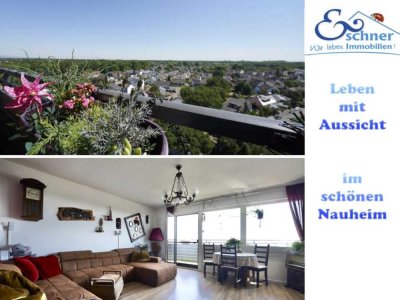 Leben mit Ausblick:  Tolle 3-Zimmer-Wohnung über den Dächern Nauheims