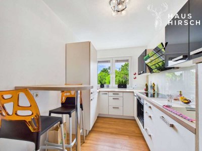 Wohnen im Grünen: Eigentumswohnung mit Balkon und Aussicht in Karlsruhe-Bergwald