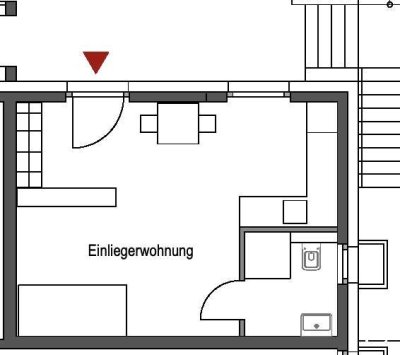 Moderne 28qm Einliegerwohnung - Neubau - Perfekt für Pendler